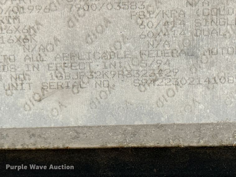 image for item EA2116 1994 Chevrolet delivery truck