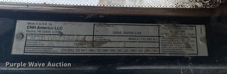 image for item EA2141 2007 Case 580 Super M series 2 backhoe