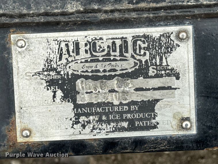 image for item EA2152 Arctic 10.5 LD skid steer snow pusher