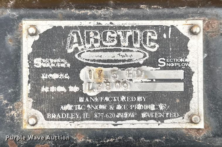 image for item EA2154 Arctic 11.5 HD wheel loader snow pusher