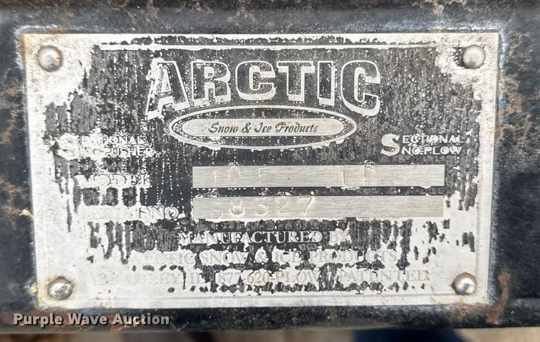 image for item EA2155 Arctic 10.5 LD skid steer snow pusher