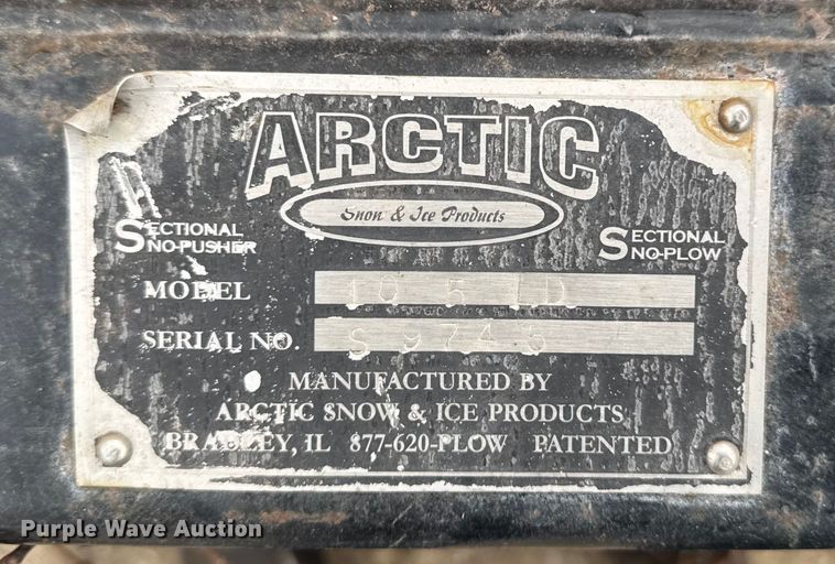 image for item EA2156 Arctic 10.5 LD skid steer snow pusher