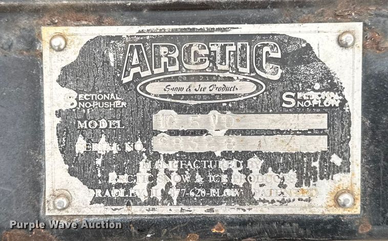 image for item EA2157 Arctic 10.5 LD skid steer snow pusher