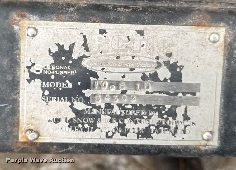 image for item EA2158 Arctic 10.5 LD skid steer snow pusher