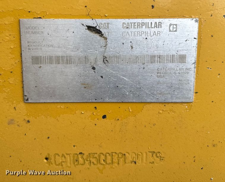 image for item EA2162 2006 Caterpillar 345C L excavator