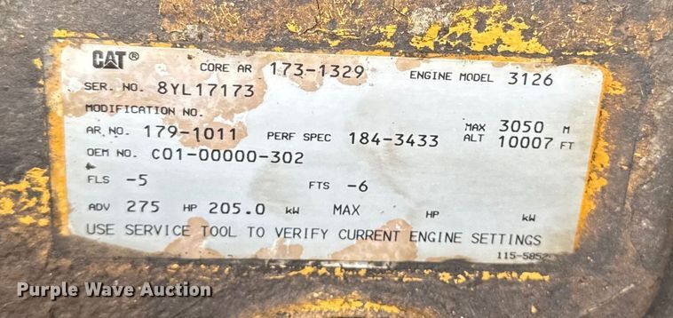 image for item EA2181 2000 Sterling Truck L7500 Series dump truck