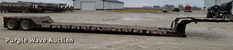 image for item EA2753 2007 Muv-All lowboy equipment trailer