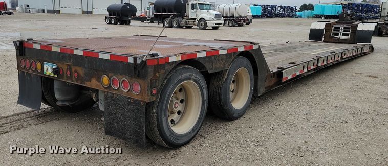 image for item EA2753 2007 Muv-All lowboy equipment trailer