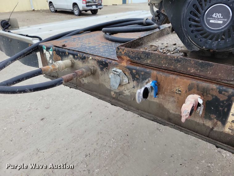 image for item EA2753 2007 Muv-All lowboy equipment trailer