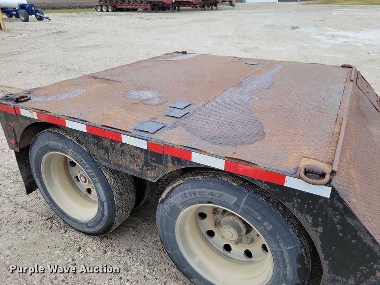 image for item EA2753 2007 Muv-All lowboy equipment trailer