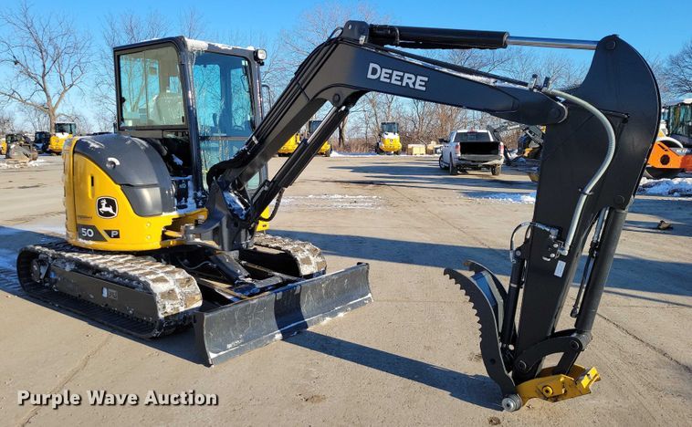 image for item EA2775 2024 John Deere 50P mini excavator