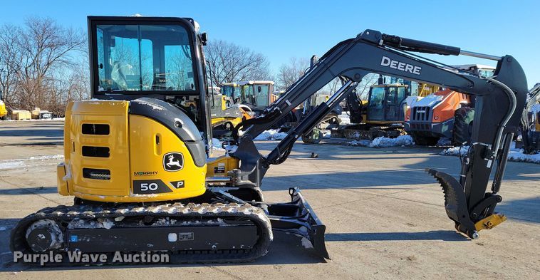 image for item EA2775 2024 John Deere 50P mini excavator
