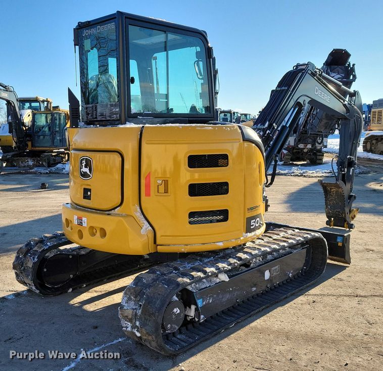 image for item EA2775 2024 John Deere 50P mini excavator