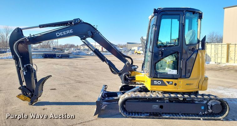 image for item EA2775 2024 John Deere 50P mini excavator