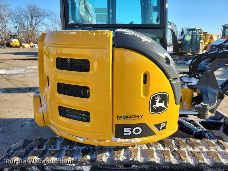 image for item EA2775 2024 John Deere 50P mini excavator