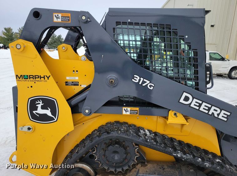 image for item EA2781 2023 John Deere 317G tracked skid steer loader