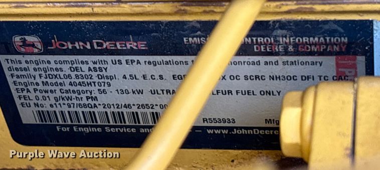 image for item EA7121 2015 John Deere 650K LGP dozer