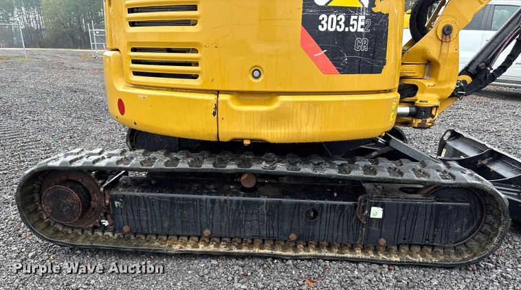 image for item EA7130 2018 Caterpillar 303.5E2 CR mini excavator