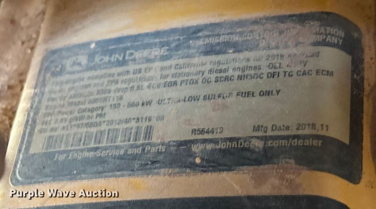 image for item EA7800 2019 John Deere 850K dozer