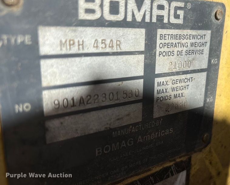 image for item EA7861 2005 Bomag MPH454R soil stabilizer / reclaimer