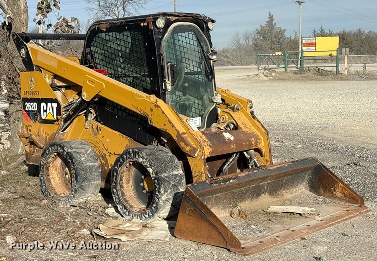 image for item EA7867 2018 Caterpillar 262D skid steer loader