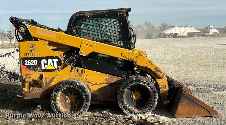 image for item EA7867 2018 Caterpillar 262D skid steer loader