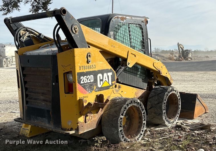 image for item EA7867 2018 Caterpillar 262D skid steer loader