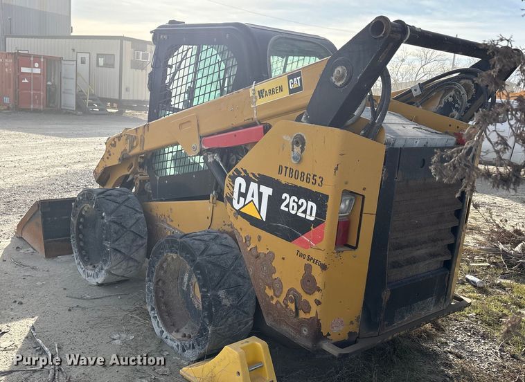 image for item EA7867 2018 Caterpillar 262D skid steer loader