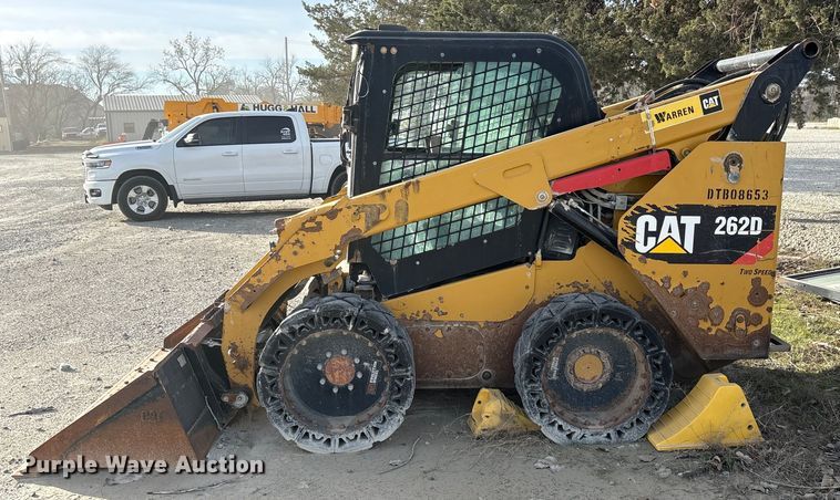 image for item EA7867 2018 Caterpillar 262D skid steer loader
