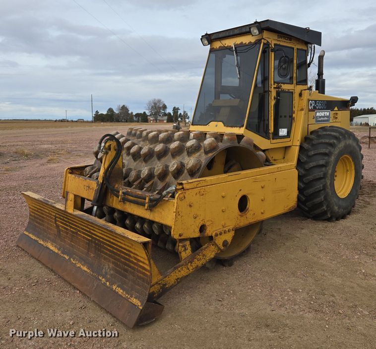 image for item EB1190 1996 Caterpillar CP-563C single drum vibratory roller
