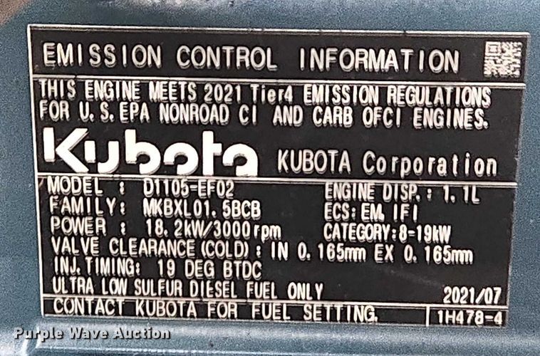 image for item EB1194 Taian DY620 compact wheel loader