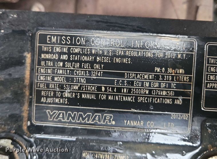 image for item EB1200 2012 Mustang 2076 skid steer loader