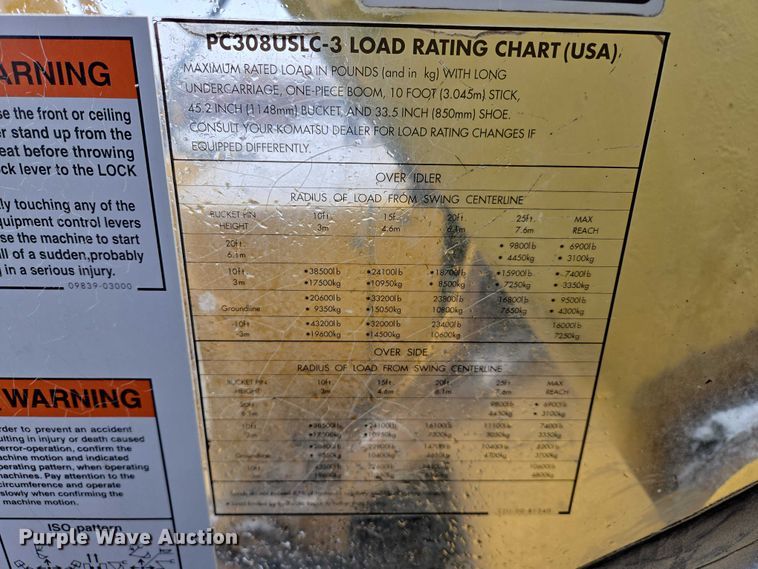 image for item EB1202 2004 Komatsu PC308USLC-3 excavator