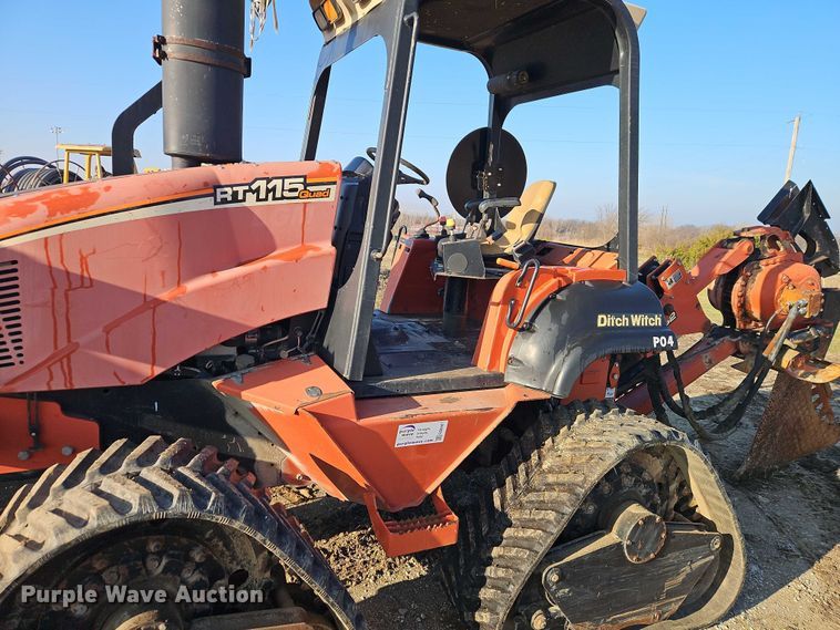 image for item EB8467 2010 Ditch Witch RT115 Quad vibratory cable plow