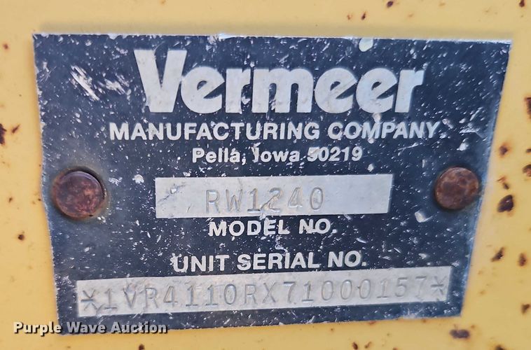image for item EB8468 Vermeer RTX1250 Rock Saw