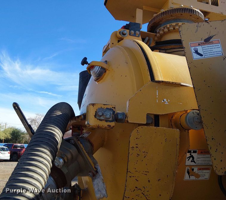 image for item EC1361 2019 Ford F650 flatbed truck with Vermeer Eco 50-500 vacuum excavator