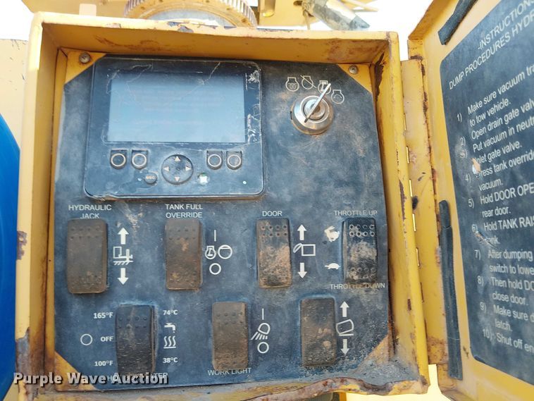 image for item EC1361 2019 Ford F650 flatbed truck with Vermeer Eco 50-500 vacuum excavator