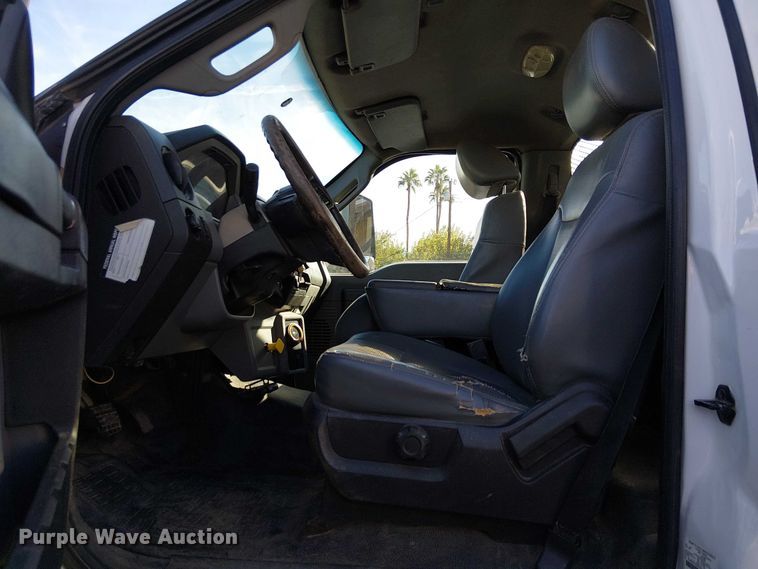 image for item EC1361 2019 Ford F650 flatbed truck with Vermeer Eco 50-500 vacuum excavator