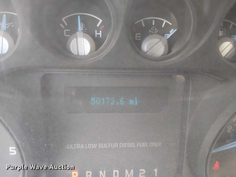 image for item EC1361 2019 Ford F650 flatbed truck with Vermeer Eco 50-500 vacuum excavator