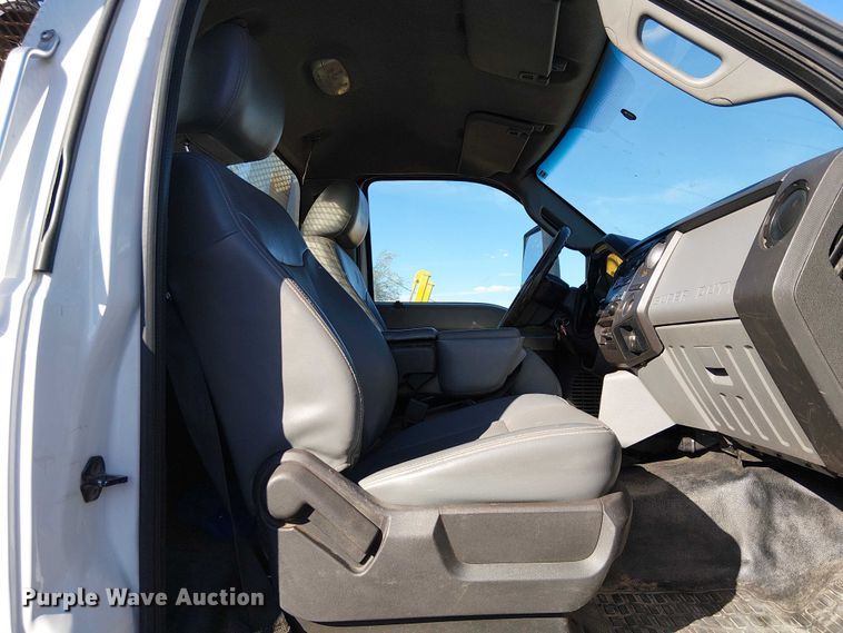 image for item EC1361 2019 Ford F650 flatbed truck with Vermeer Eco 50-500 vacuum excavator