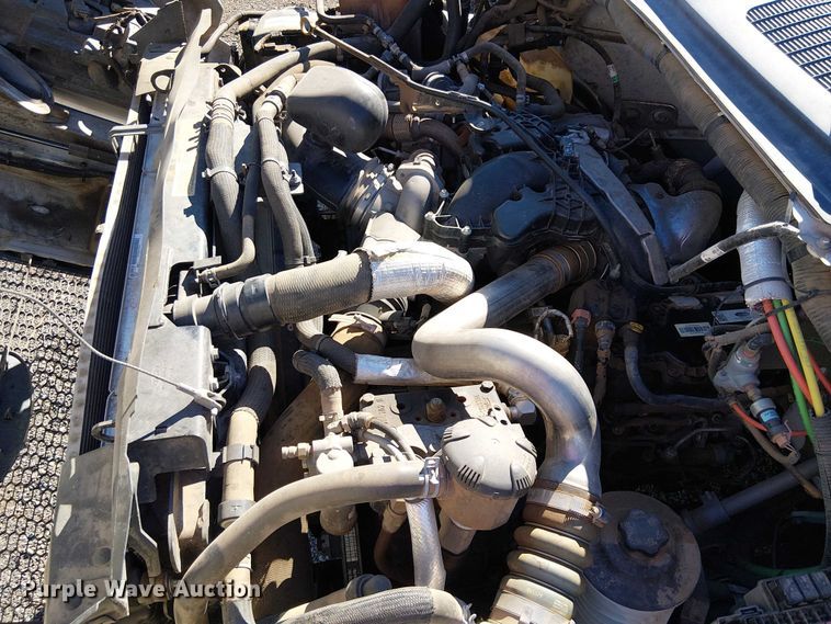 image for item EC1361 2019 Ford F650 flatbed truck with Vermeer Eco 50-500 vacuum excavator