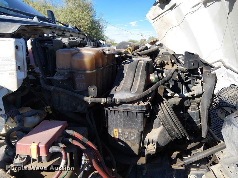 image for item EC1361 2019 Ford F650 flatbed truck with Vermeer Eco 50-500 vacuum excavator