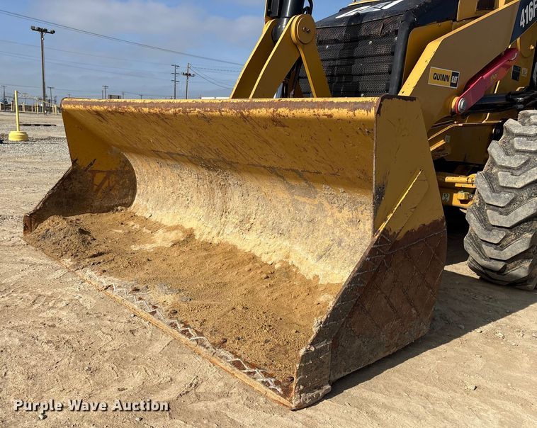 image for item EC8160 2015 Caterpillar 416F2 backhoe