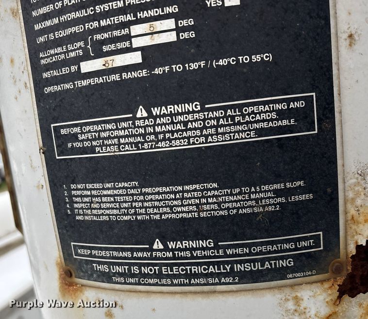 image for item ED2420 2011 Ford F450 Super Duty bucket truck