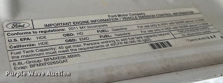 image for item ED2420 2011 Ford F450 Super Duty bucket truck