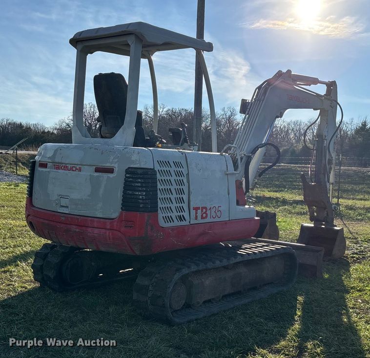 image for item ED2438 2005 Takeuchi TB135 mini excavator
