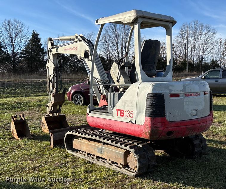 image for item ED2438 2005 Takeuchi TB135 mini excavator
