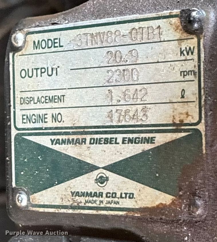 image for item ED2438 2005 Takeuchi TB135 mini excavator