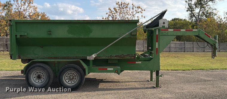 image for item ED5028 2016 Texas Pride R071214KGN roll-off container trailer
