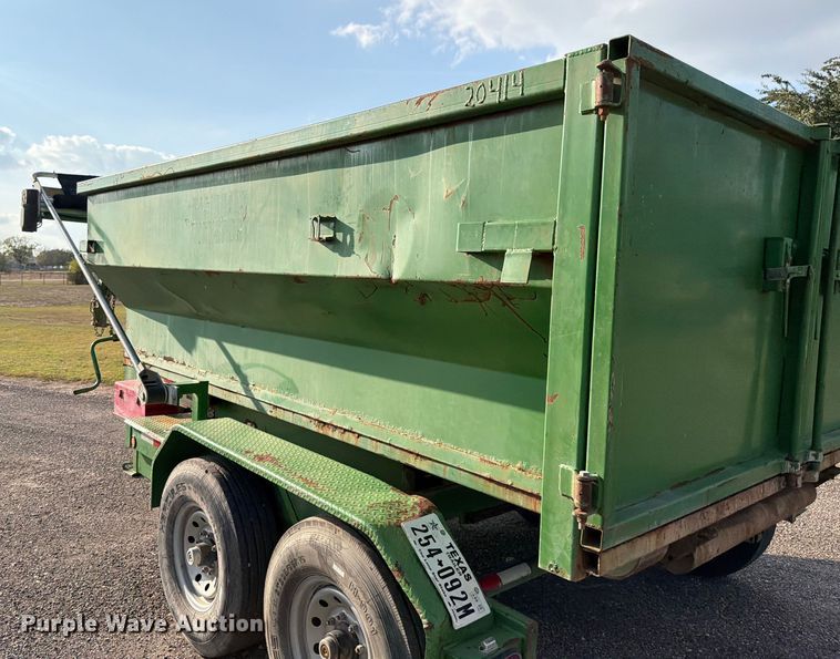 image for item ED5028 2016 Texas Pride R071214KGN roll-off container trailer